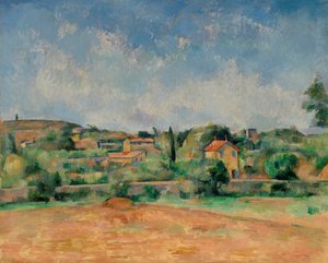 La llanura de Bellevue, o La tierra roja, 1890-92 de Paul Cézanne